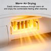 Toilet Seat Auto Lid Opening with Heated Seat Warm Air Dryer Soft Close Toilet Seats Self Cleaning Nozzle Elongated Toilet Lid