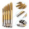 5pc High-speed Steel Screw Tip Machine with M3-M8 Through Hole Tapping and Internal Thread Tapping Tool