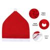 Red Flannel Chair Cover for Christmas Dining Table Decor