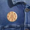 58mm Kawaii Capybara Pins Anime Cute Badge Handmade Round Brooches Lapel Pin Backpack Brooch Animation Accessories Gift Toy