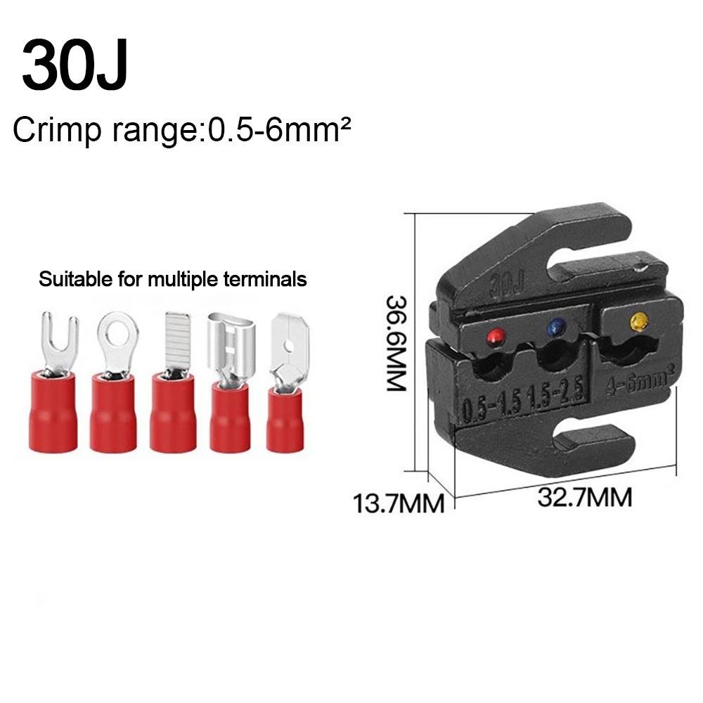10WF/10A/103 Обжимные клещи Губки Черные Сменные матрицы Новые обжимные клеммы Слот для губок