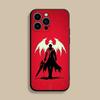 Чехол для телефона D-Devil M-May C-Cry для iPhone 17,16,15,14,13,12,Pro,Max,Plus,E,SE4,Air,Mini Черный Мягкий Чехол