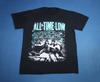 Футболка All Time Low Черная Хлопковая Подарок для Фаната BL1285 Унисекс Футболка