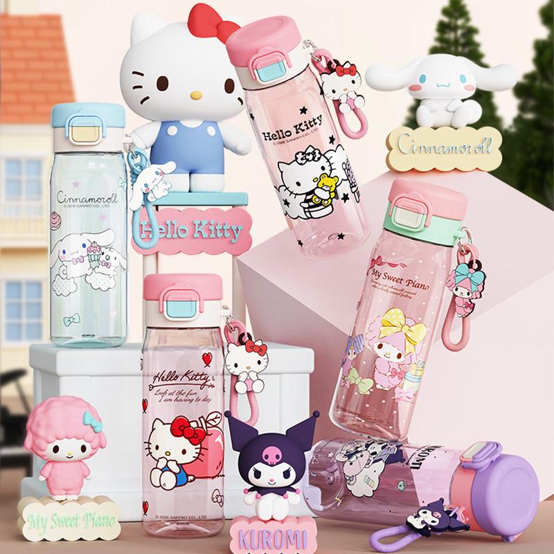 Летний стакан для воды Hello Kitty - Стильный и прочный, противоударный дизайн для студентов