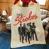 Музыкальный Т-образный плед с рисунком «S-Strokes Throw» Подходит для диванов, кроватей, офисов, путешествий, походных стульев