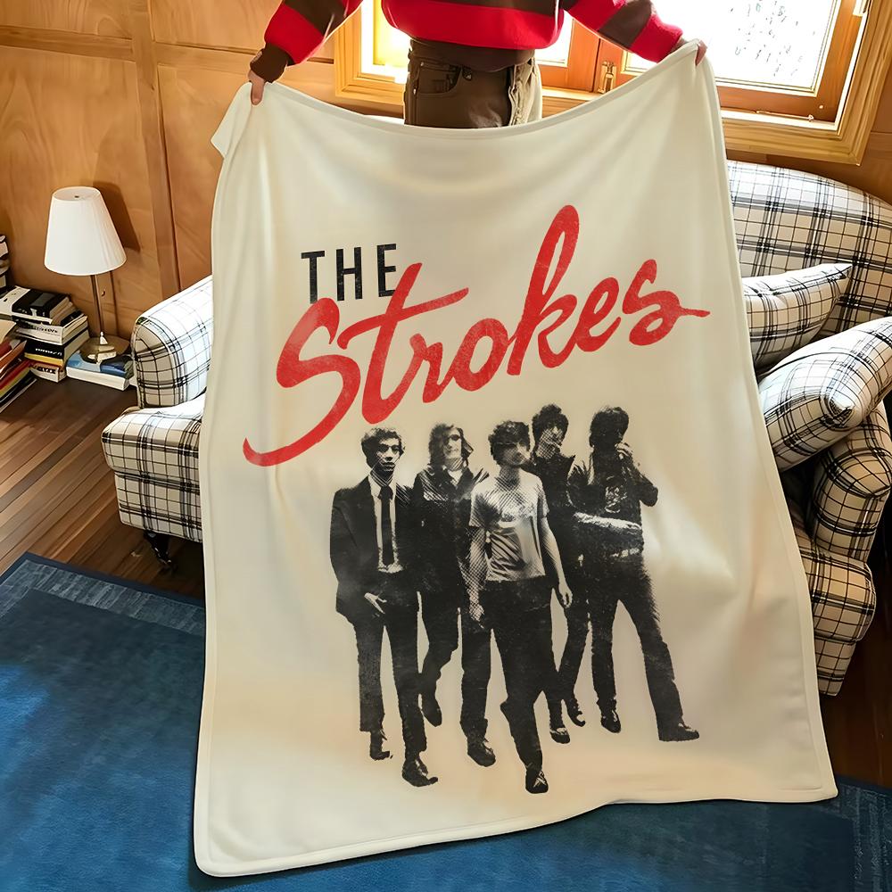 Музыкальный Т-образный плед с рисунком «S-Strokes Throw» Подходит для диванов, кроватей, офисов, путешествий, походных стульев
