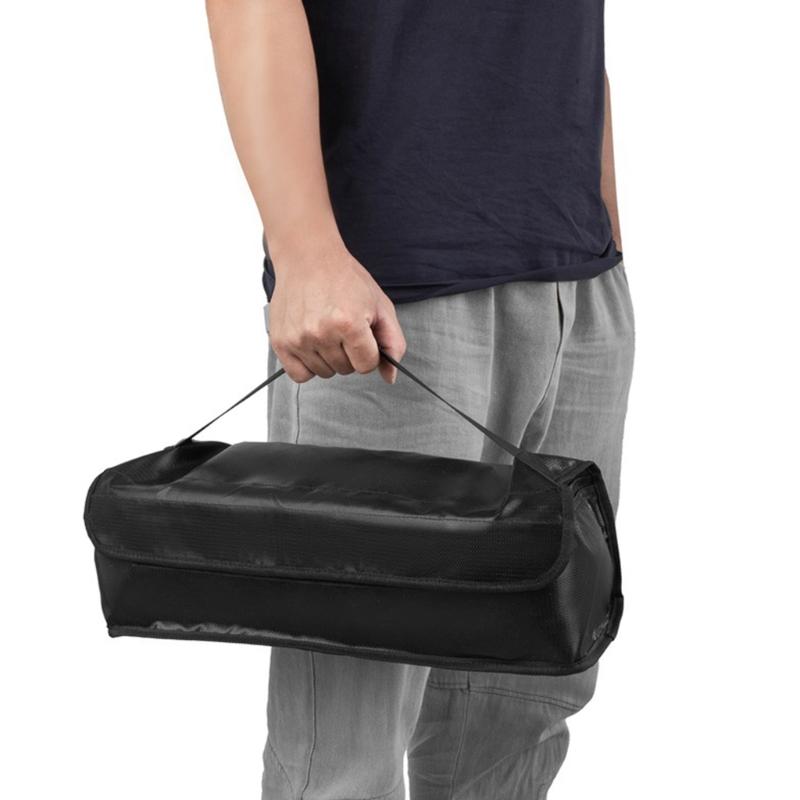 Waterproofs Battery Transport Bag Large Capacity Fireproof Battery Protective Case for Storage Transport Easy To Use