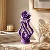 Scandinavian Style Rose Sculpture Hollow Design Art Ornament Abstract Art Ornament  Office
