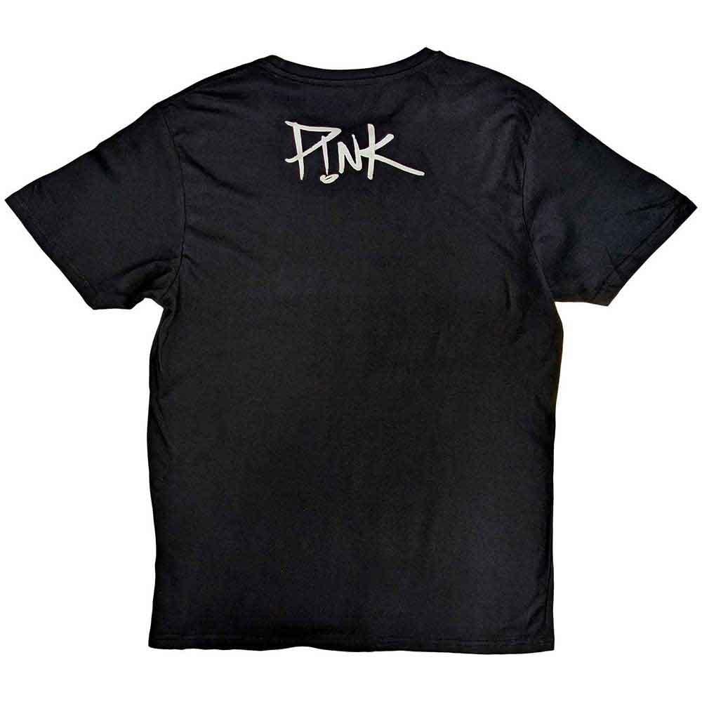 Pink T Shirt Wink Logo new Official Unisex Black