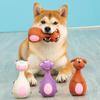 Dog Voice Toy Cartoon Shape Teddy Fadou Teeth Grinding Cleaning Plaything Rubber Anti Bite Training Pets Dogs Toys Pet Supplies