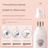 Электрическая шлифовальная машинка для ногтей для собак с полировальным колесом, светодиодная подсветка, машинка для стрижки когтей для домашних животных, перезаряжаемые от USB, 2-скоростные триммеры для когтей для кошек и собак