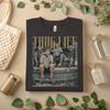 Thug Life Винтажная футболка Ретро Уличная мода Стиль 90-х Хип-хоп A230 винтаж Стильная выстиранная Унисекс дизайнерская одежда Растянутая
