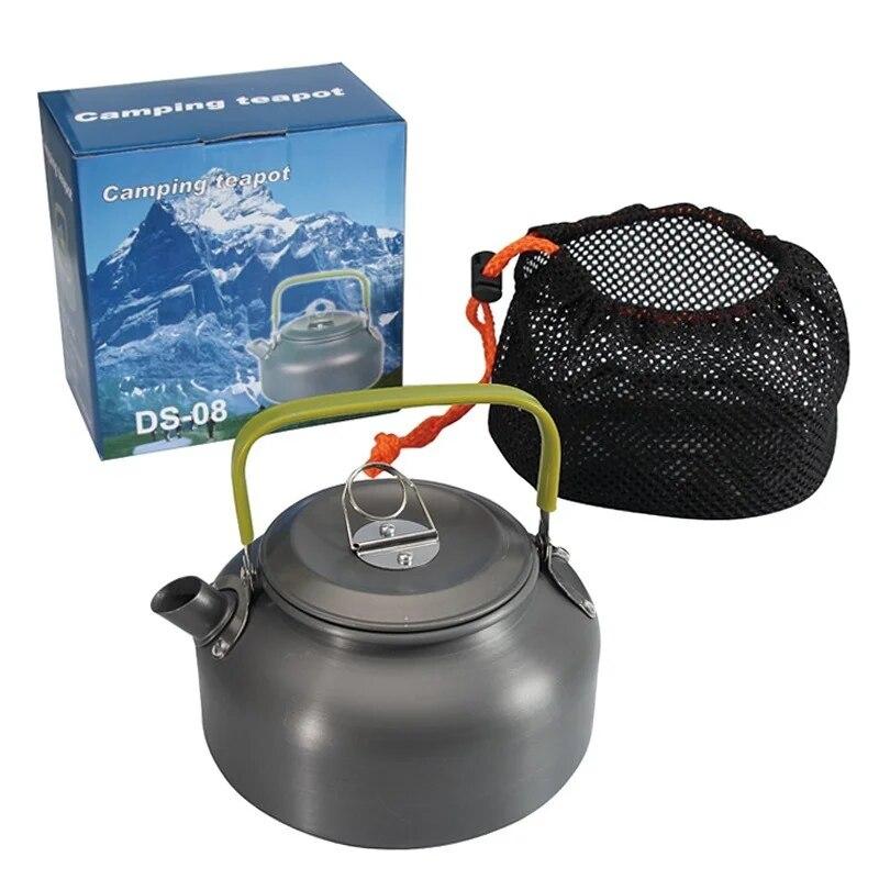 Water Kettle Portable Ultralight Titainum or Aluminum Camping Water Kettle Outdoor Coffee Pot Teapot Home Hiking and Picnic