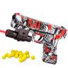 Manual Pistol Soft Bullet G17 Toy Gun With Laser Blaster Foam Ball Airsoft Launcher CS Shooting Games Weapons for Kids Boys Gift