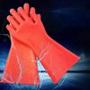 Red Electrician Insulating Gloves 5KV Work Safe Gloves Protective Insulation Mittens  Electrical