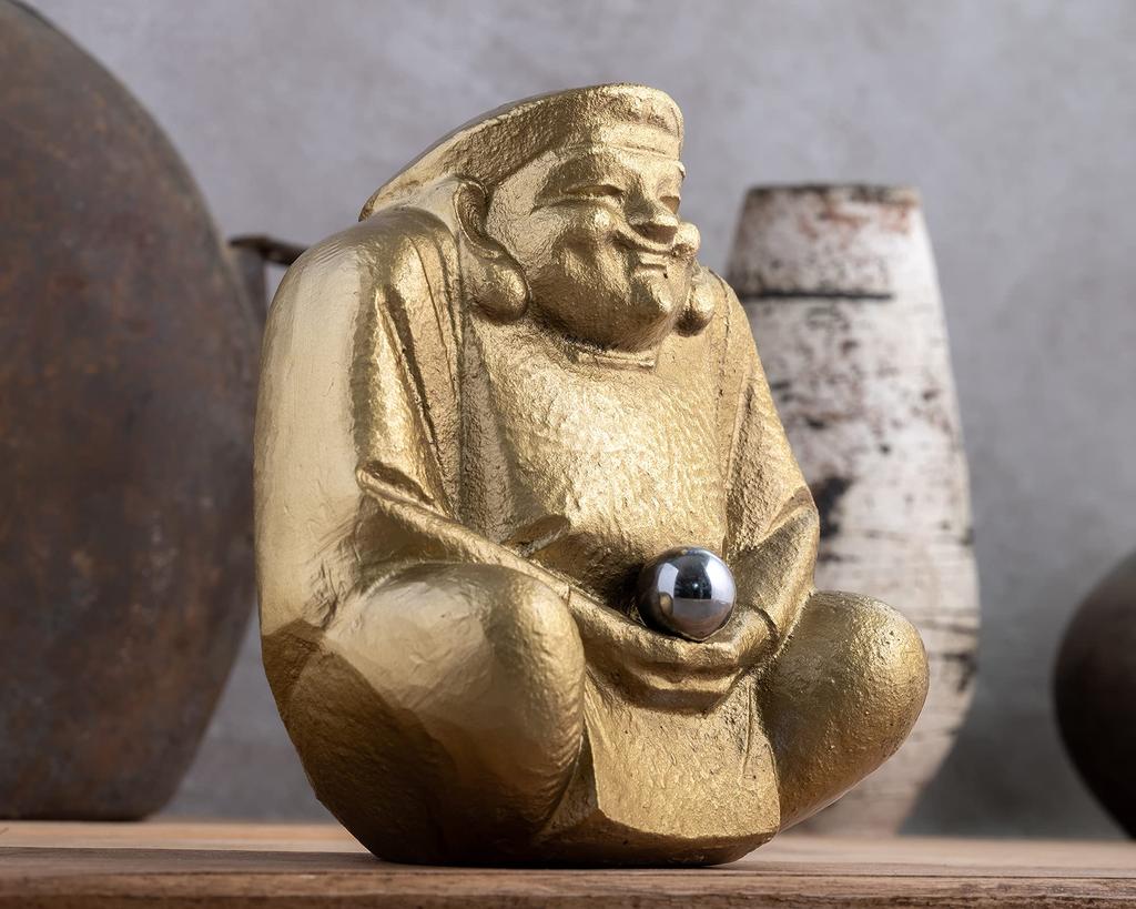 Драгоценность Дайкокутэн Ниттен Скульптор Сотаро Саэгуса Статуя Украшение Семь Богов Счастья Такаока Медная посуда Прототип_Будда (Ходзю Дайкокутэн)