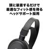 Проводные наушники Audio-Technica ATH-AVC200 для музыки и фильмов, стандартное подключение 6,3 мм и мини-разъем 3,5 мм, черный