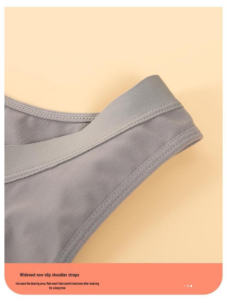 Женский бюстгальтер с передней застежкой без косточек - Теплый, Дышащий, Удобный, Зимний пуловер с начесом, Большого размера