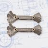 2pcs Metric 60 Degree Thread Pitch Gauge Thread Cutting Gauge  For Screw Measurement