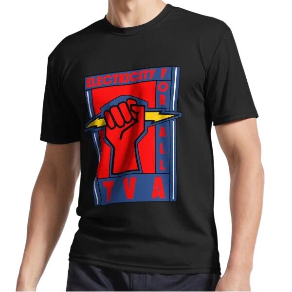 New Tva-New Deal Patriotic Poster Sticker Logo T-Shirt Funny Size S to 5XL