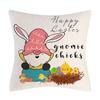 Чехол для подушки «Счастливая Пасха» с принтом кролика и яиц, чехол с кроликом, домашний декоративный чехол