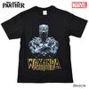 EVERSOUL Marvel T-Shirt, Short Sleeve, Black Panther, Avengers, WAKANDA, Iron Man, Venom, Hulk, Birthday Gift, Men's, Black, XL Size [Parallel Import]
