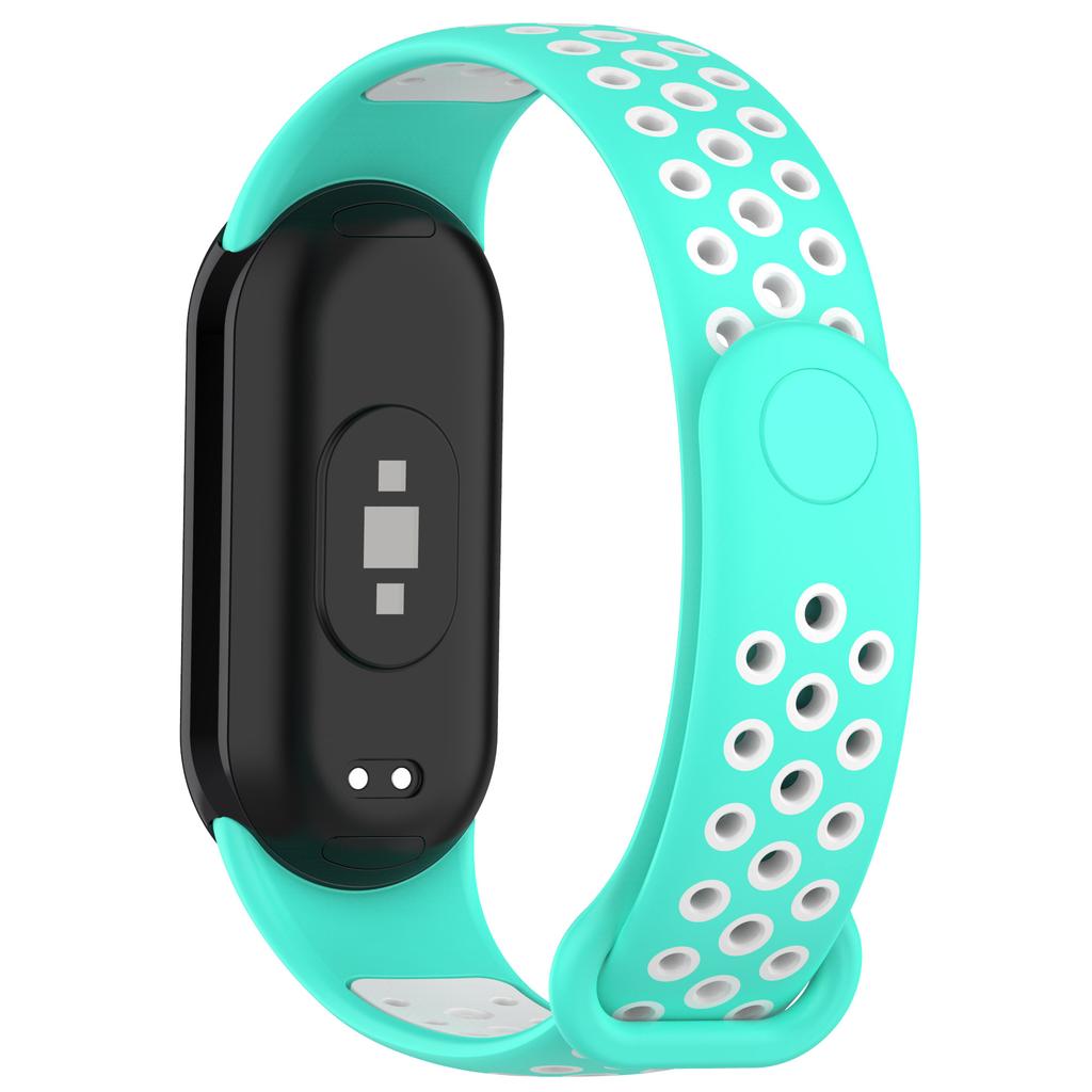 Для Xiaomi Smart Band 9 NFC/Band 9/Band 8 NFC/Band 8 Силиконовый ремешок для часов с силиконовым соединителем