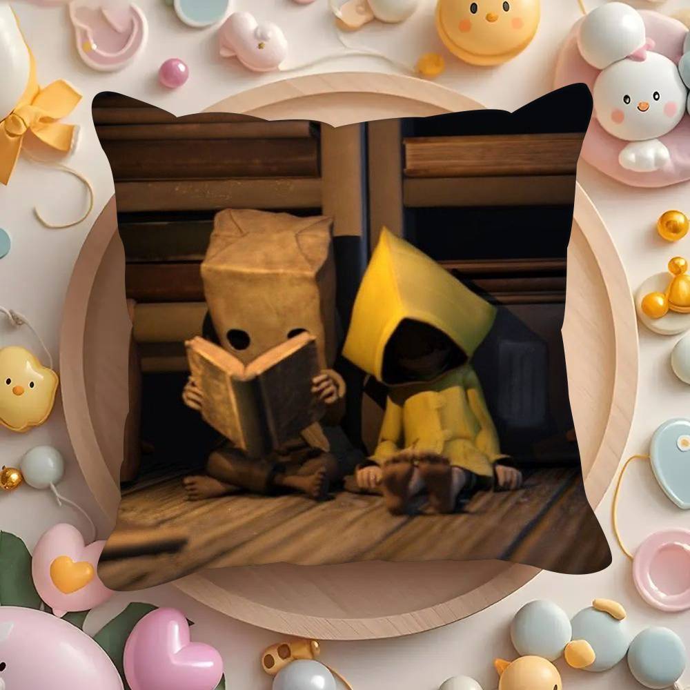 Игра L-Little Nightmares Ужасы Наволочки чехлы для подушек гостиные диваны домашний декор подарки