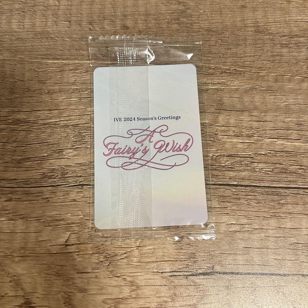 [USED] IVE Seagree 2024 ktown4u bonus trading card Wonyoung