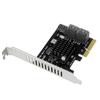 Карта расширения PCIe на 5 портов SATA3.0 с поддержкой каскадного Trim, адаптер-карта расширения PCIe X4 на SATA3.0 для Windows/Linux/Mac OS