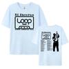 Футболка Ed Sheeran Loop Tour Северная Америка 2026 Графический Принт Летние Футболки с Круглым Вырезом С Коротким Рукавом Унисекс Футболки Уличная Одежда