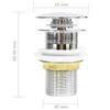 Built in Wash Basin with Faucet 61 x 39 x 18 cm Ceramic White