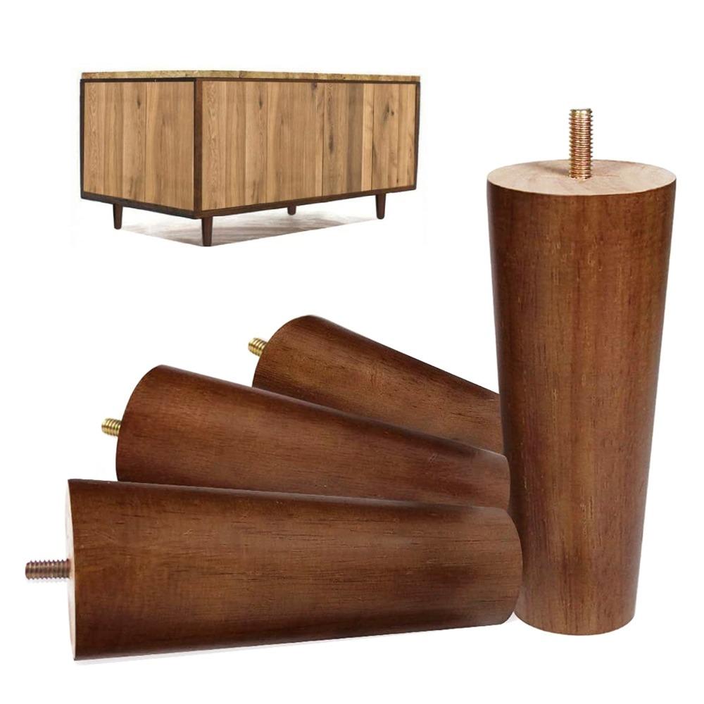 Conical Replacement TV Cabinet Chair Durable Sofa Leg Furniture Leg Table Feet for Coffee Table