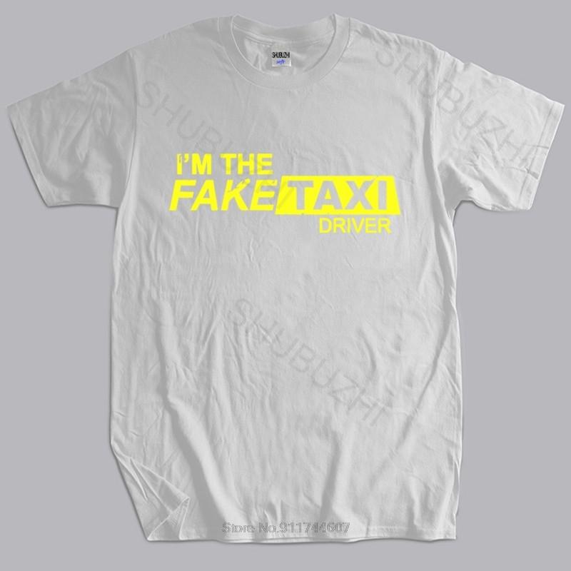 Новая футболка Черные топы для унисекс Faketaxi Футболка IM Дизайн, вдохновленный Fake Taxi Driver Футболка из хлопка для мальчиков