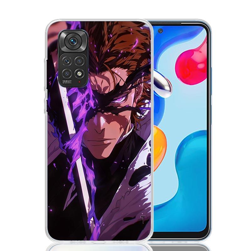Чехол для телефона Aizen Sousuke Bleach для Xiaomi Redmi Note 15 14 13 12S 12 Pro Plus 11S 11E 11 11T 10S 10 Арт Мягкий Чехол с Рисунком Redm