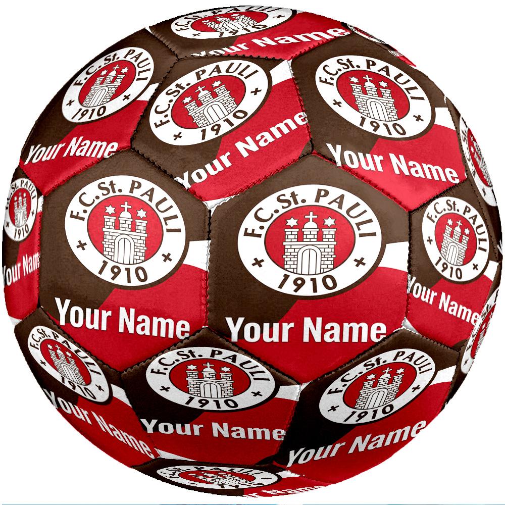 FC St. Pauli Fashion Size 5 Football Wearproof Non‑Slip Soccer Ball For Sports Training Entertainment Use
