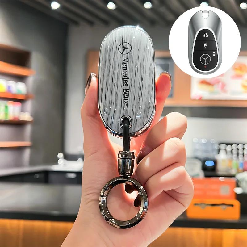 RPO5 Car Remote Key Case Cover For Mercedes Benz A C E S G Class GLC CLE CLA GLB GLS W177 W205 W213 W222 X167 AMG
