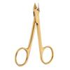 Cuticle Nippers Nail Clippers Cosmetic Scissors Manicure Spa Salon Gold