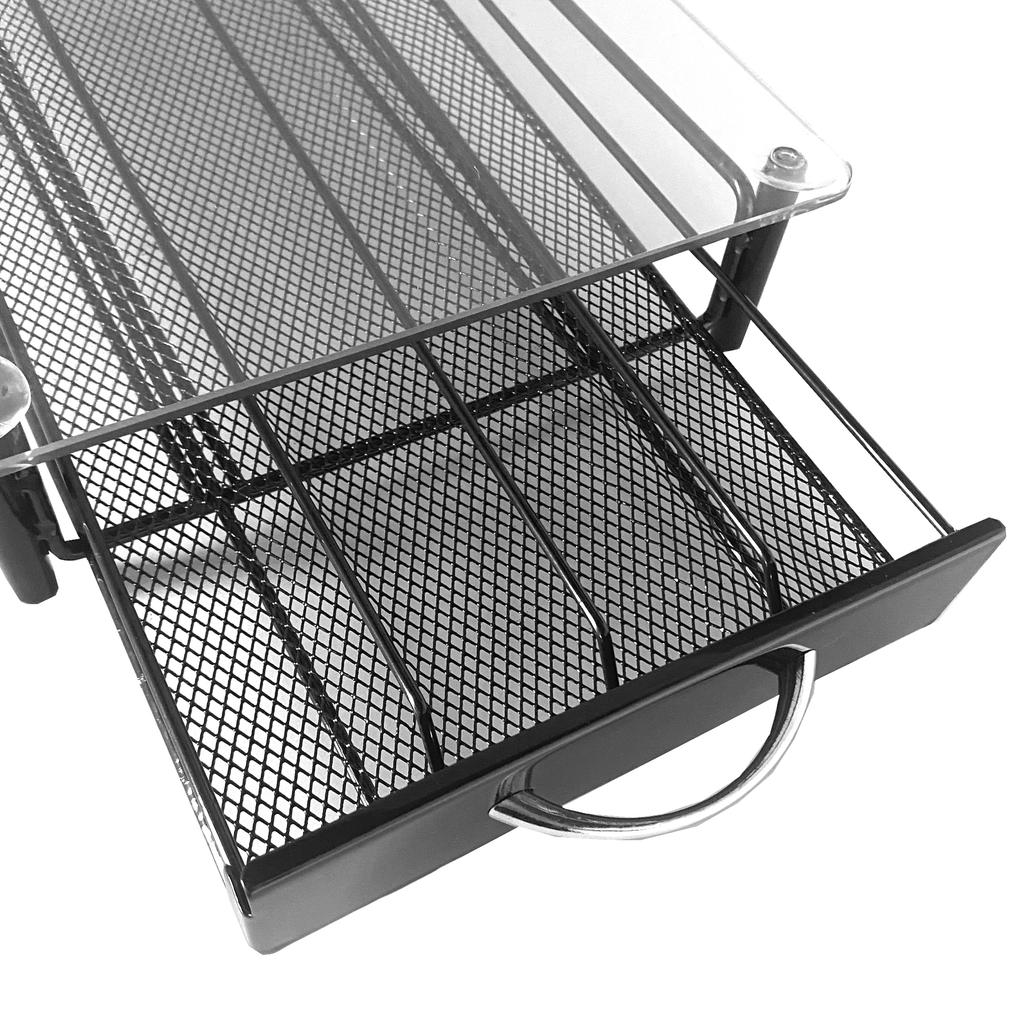 Nyana Home Nespresso Capsule Organizer Holder | 40 Capsule Capacity | Nespresso Compatibility | Glass Cover