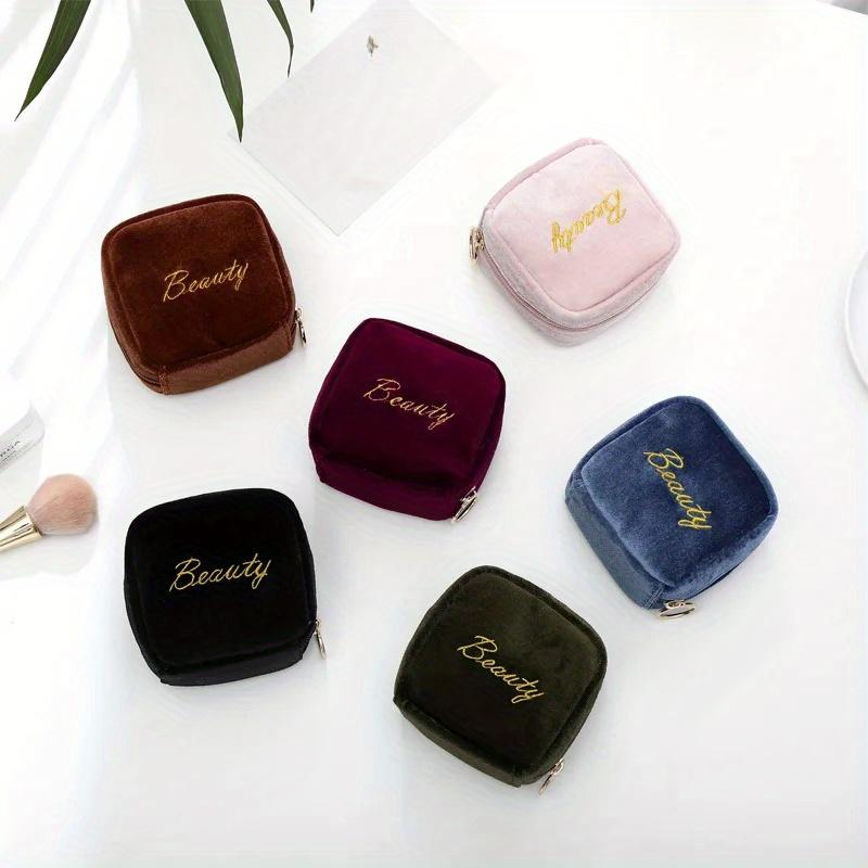 Сумка для хранения помады мини портативная водонепроницаемая сумка для хранения косметики с ручкой косметичка