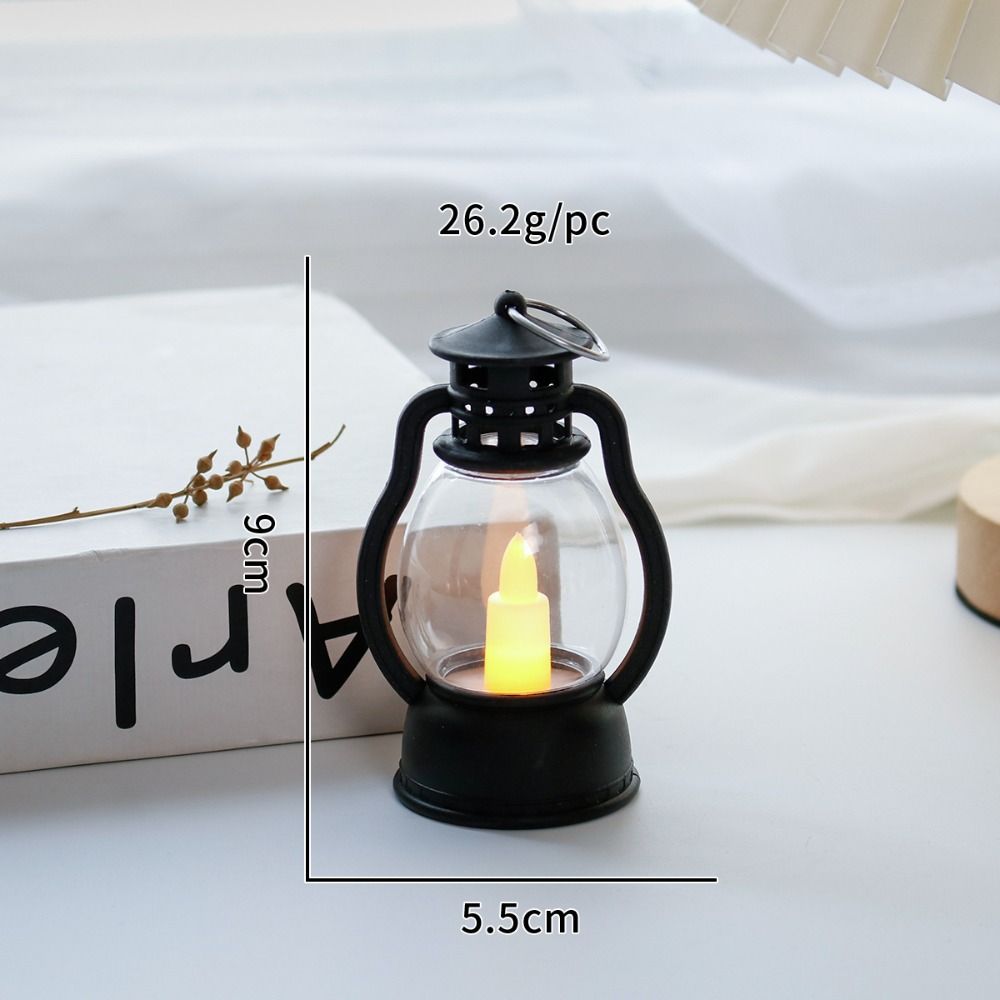 Portable LED Candle Light Retro LED Night Light Electronic Candle Lamp For Halloween Festival Etc