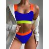 Womens Swimsuit Female Patchwork Swimwear High Waisted Bikini Sexy Bikini Set Push Up Swimming Suits Biquini Bathing Suit