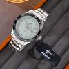 Watch Men Quartz Wristwatches Stainless Steel Band Clock Calendar Business Fashion Sport Men Wristwatch for Festivals Gift
