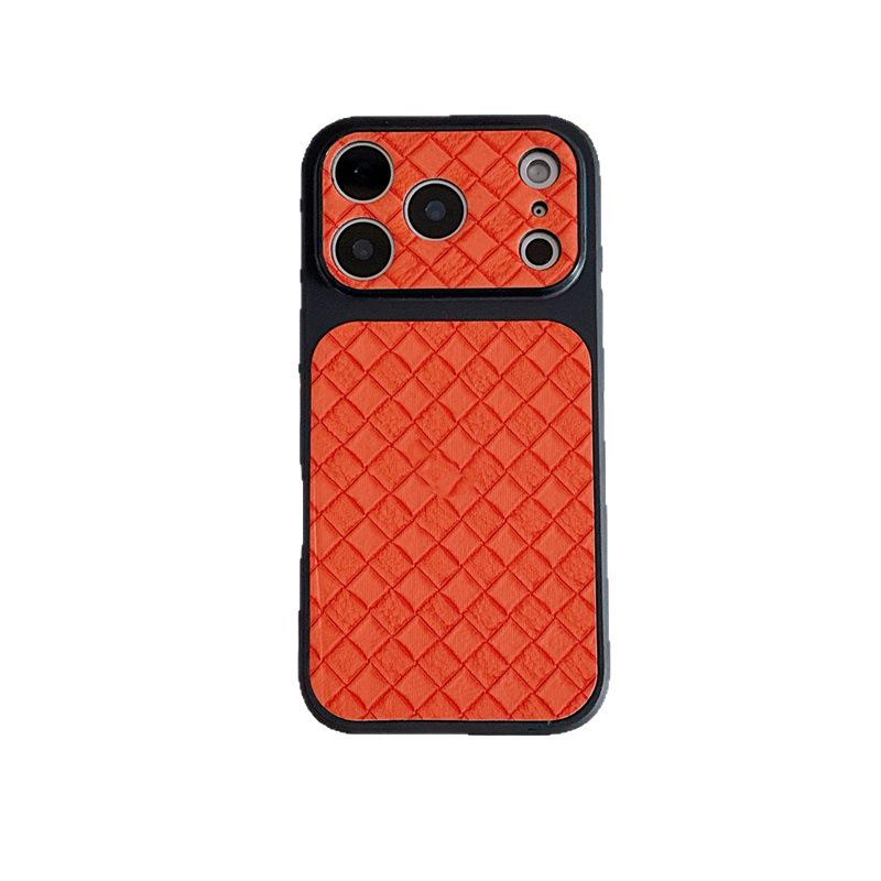 Противоударный чехол для iPhone 17 Pro Max с алмазной решеткой и окном