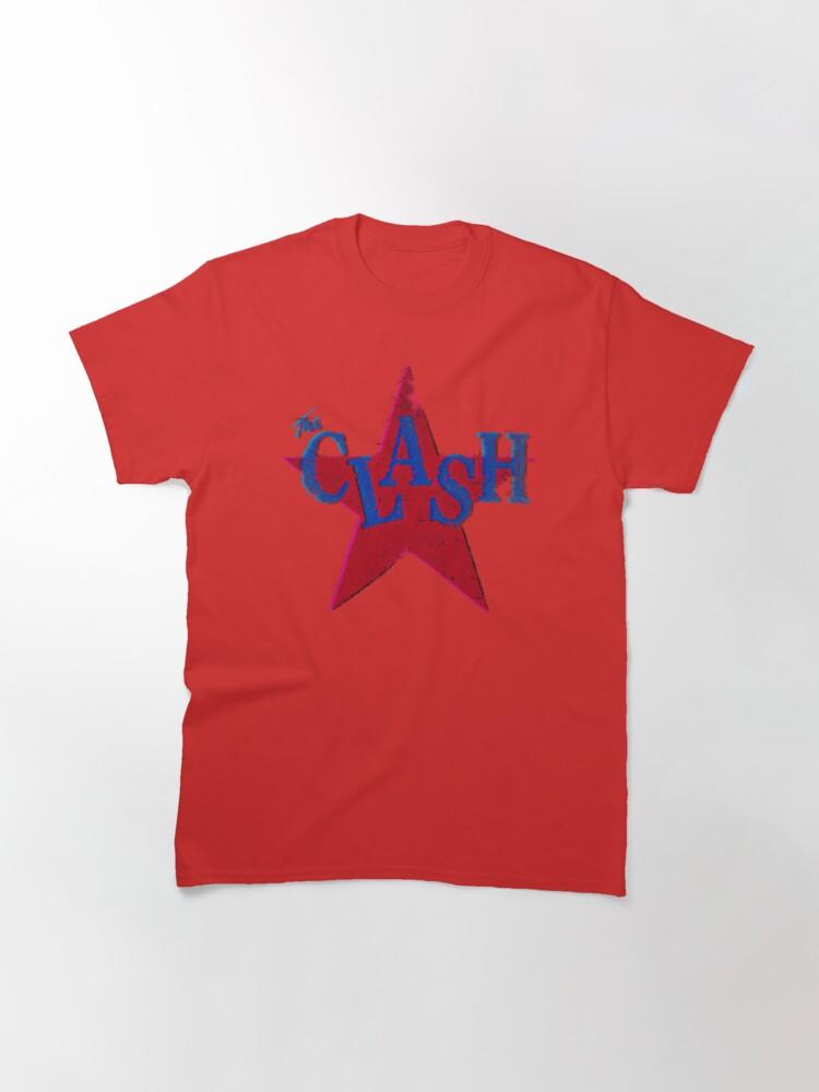 The Clash the clash distressed offset star graphic Classic T-Shirt