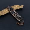 Black Tourmaline Rough Bracelet, Copper Electroformed Gemstone Jewelry, Handmade Bracelet For Mother Day
