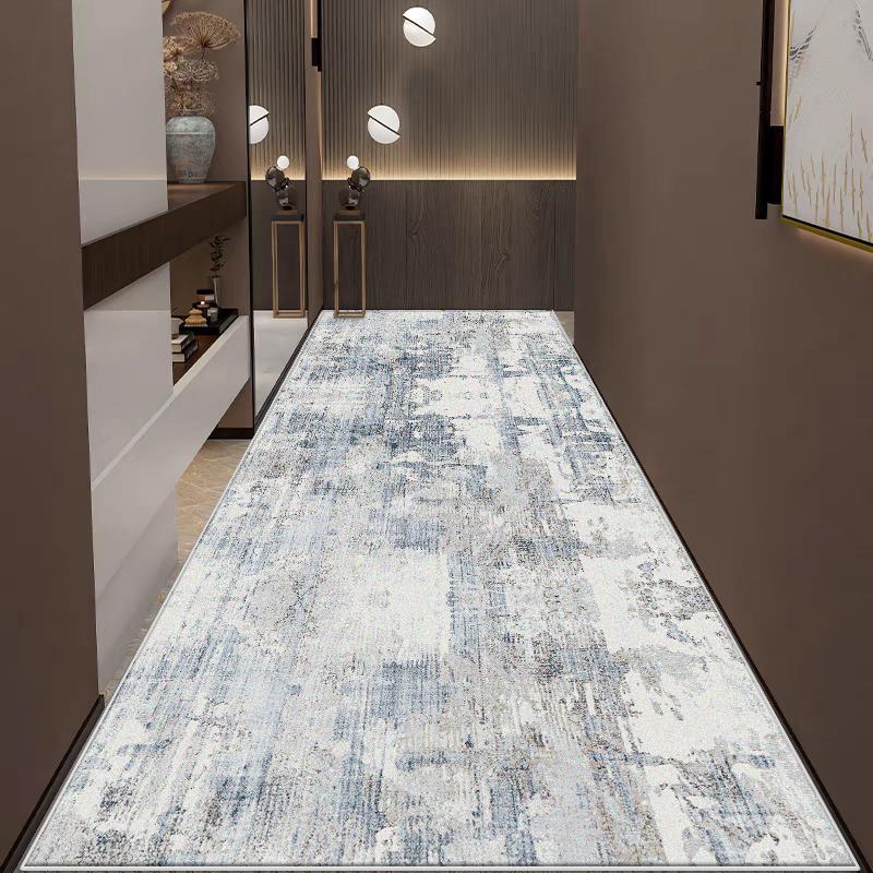 Современный ковер-дорожка для коридора для украшения прихожей, гостиной, дома, прохода, напольные коврики, роскошный декор прихожей, ковер-длинная полоса