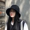 Летняя панама для женщин с большими широкими полями, мягкая хлопковая однотонная шляпа от солнца, портативная складная панама для женщин