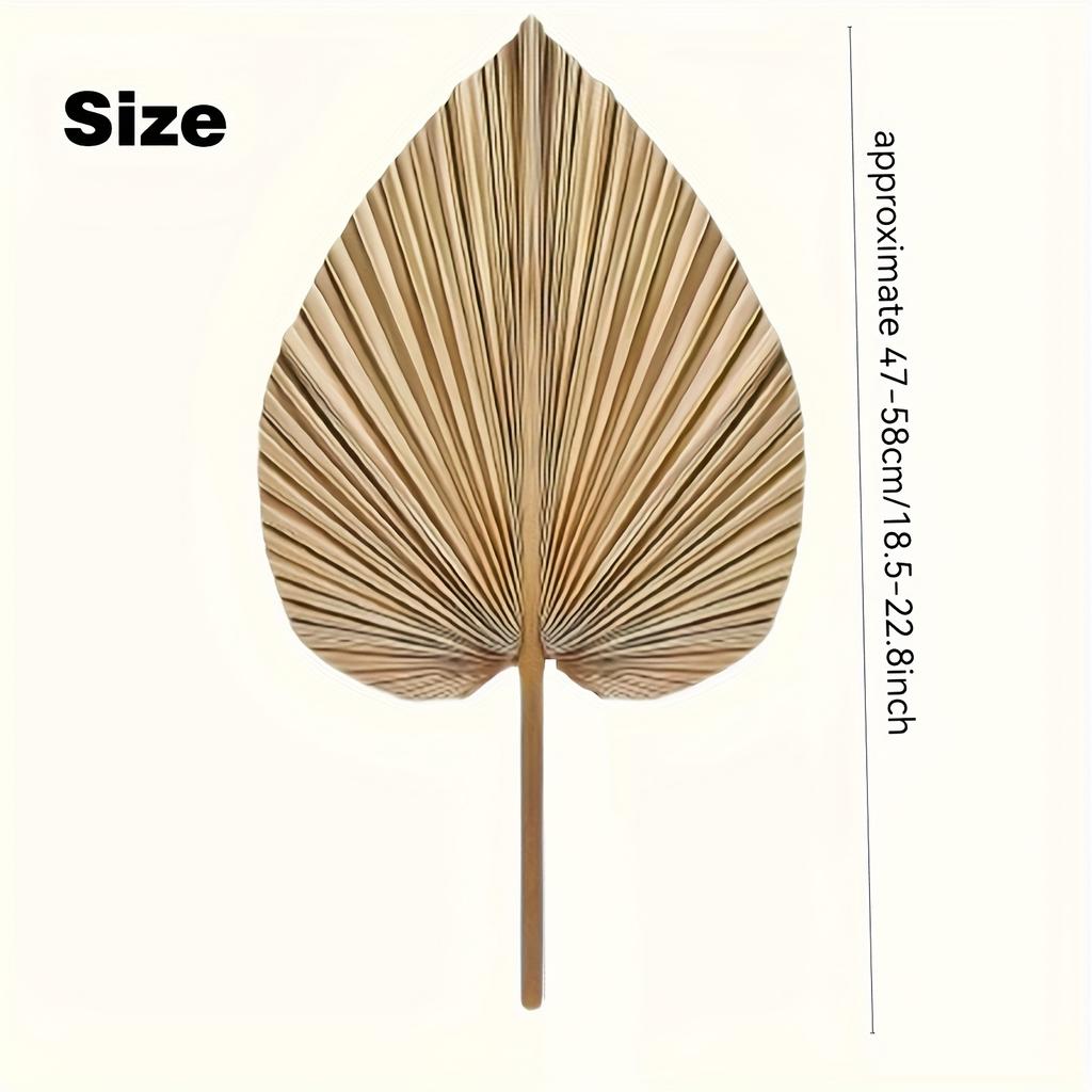 Веер из тропических листьев в стиле бохо, с цветочными стеблями, подходит для ваз, больших свадебных украшений в стиле бохо, домашнего декора, юбилеев