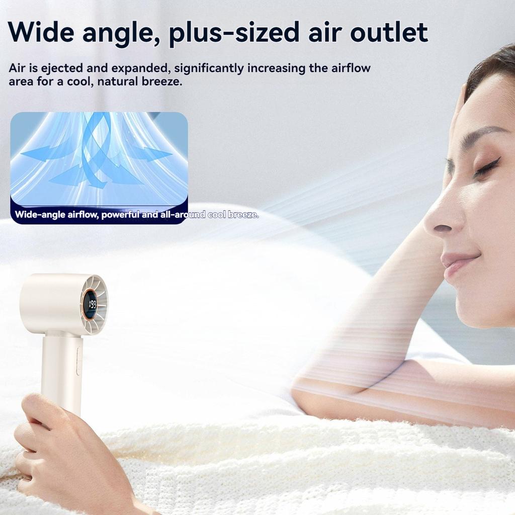 Summer New Usb Rechargeable Mini Portable Handheld Fan High-Speed Cooling For Office Camping Outdoor Use